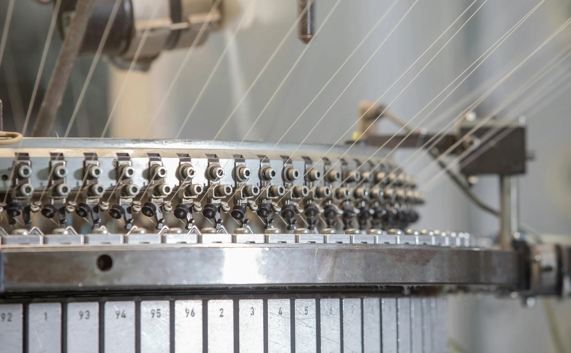 Circular knitting machines at Orange Textile